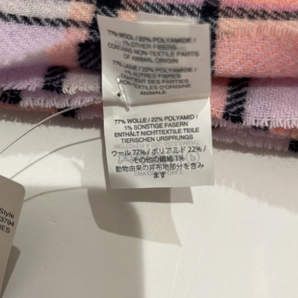 NEW J CREW TARTEN ASBURY PLAID SCARF - Picture 7 of 10